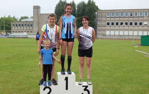 Maëva Roblin 1ére du 1500m espoir et toute catégorie femme