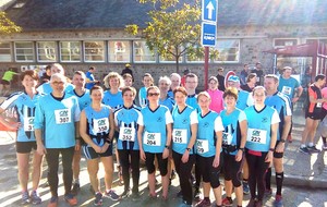 Une partie des athlètes sur le 15km