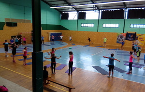 Renforcement musculaire au gymnase du collège de Torigny