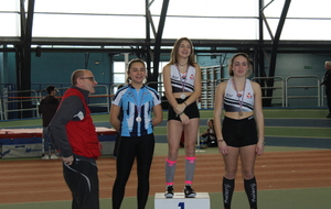 Podium 50m haies (76) minimes filles