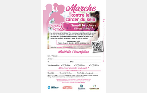 Marche contre le cancer du Sein