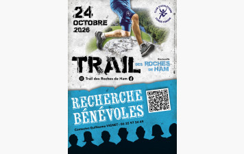 TRAIL DES ROCHES DE HAM 2026 - recherche benevoles